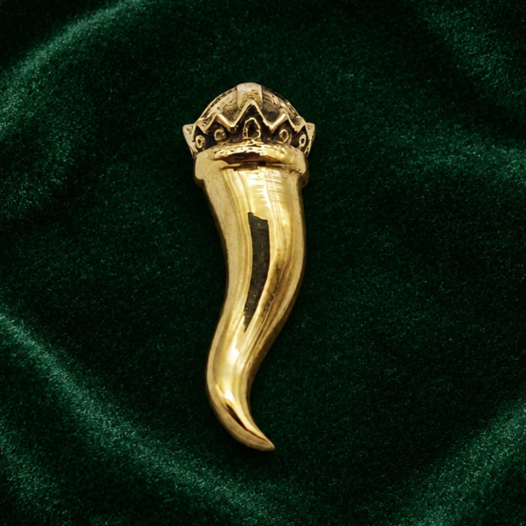 18kt Yellow Gold Italian Horn (Cornicello)- Anatometal
