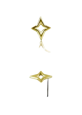 18kt Yellow Gold Twinkle Star