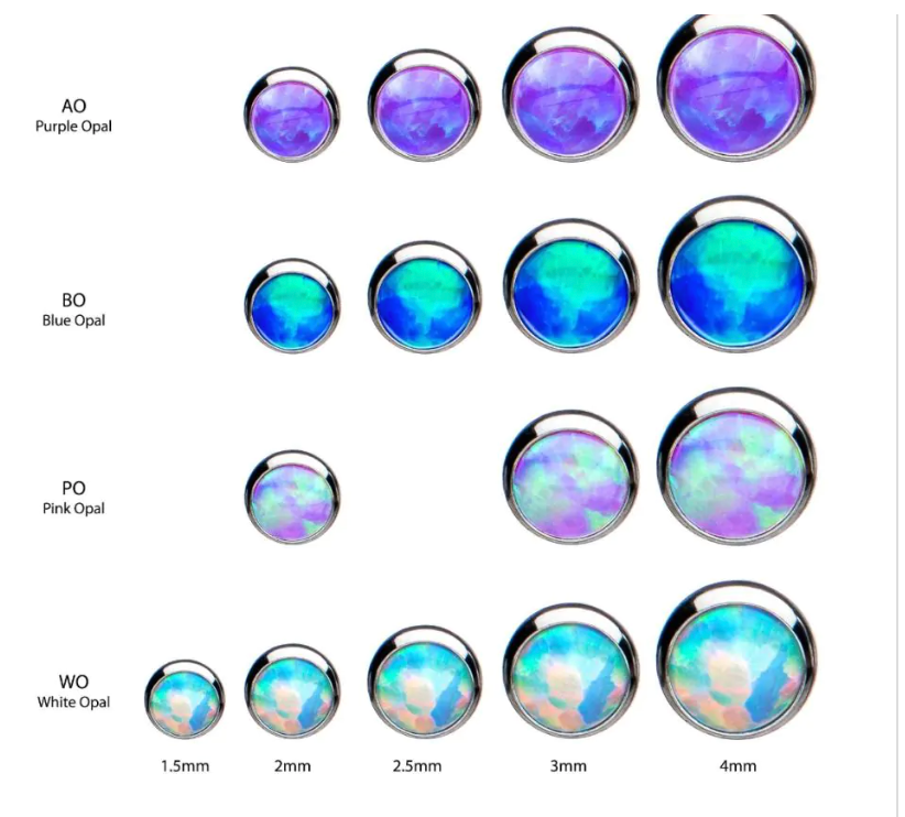 Bezel Set Synthetic Opal Top TL- Invictus