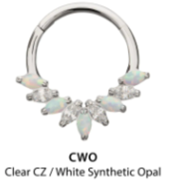 9 Gem Marquise CZ Clicker- Invictus