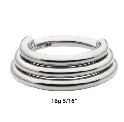Titanium Triple Stacked Clicker- Invictus
