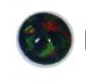 Titanium Prong Opal Navel Curve - Industrial Strength Jewelry Co.