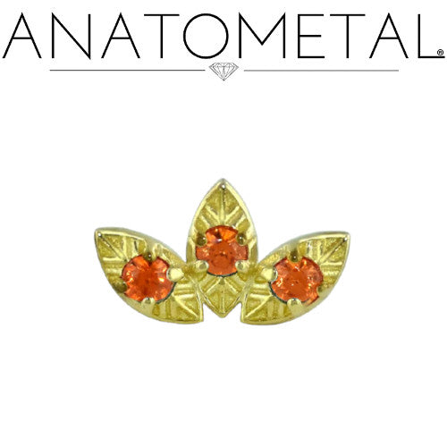 18kt Gold Noble Fan- Anatometal