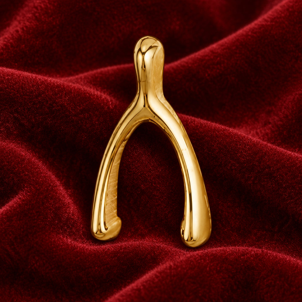 14kt Gold Wishbone- Body Gems