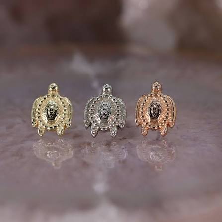 18kt Gold Sea Turtle- Anatometal