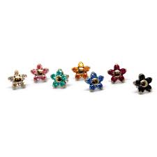 Titanium Flower Gem End- NeoMetal
