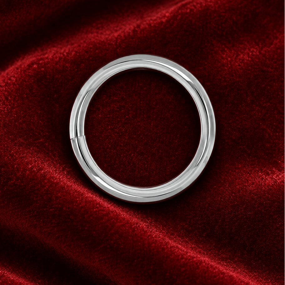 18kt Gold Seam Rings- Anatometal
