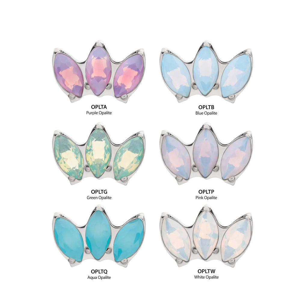3 Gem Opalite Marquise Fan TL- Invictus
